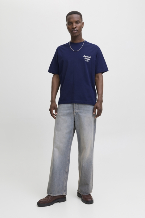 Jack & Jones jornorrebro typo tee ss crew neck n